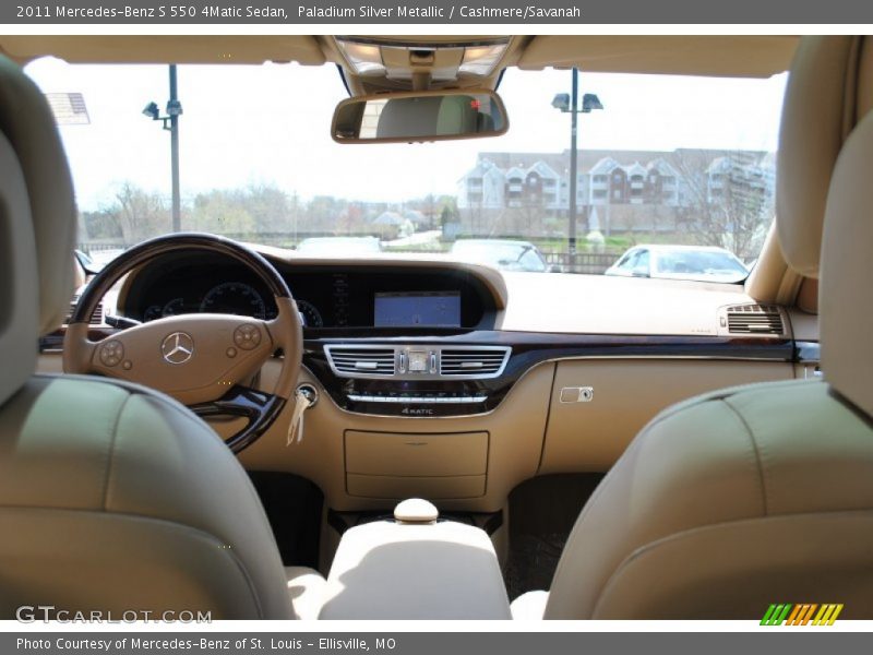Paladium Silver Metallic / Cashmere/Savanah 2011 Mercedes-Benz S 550 4Matic Sedan