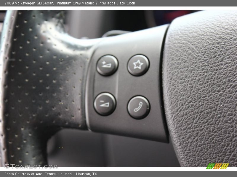 Platinum Grey Metallic / Interlagos Black Cloth 2009 Volkswagen GLI Sedan