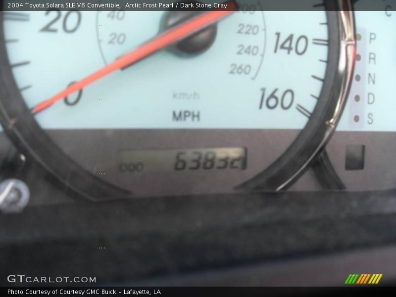 Arctic Frost Pearl / Dark Stone Gray 2004 Toyota Solara SLE V6 Convertible