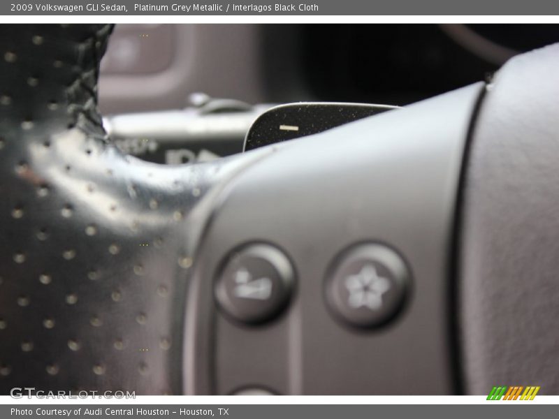 Platinum Grey Metallic / Interlagos Black Cloth 2009 Volkswagen GLI Sedan