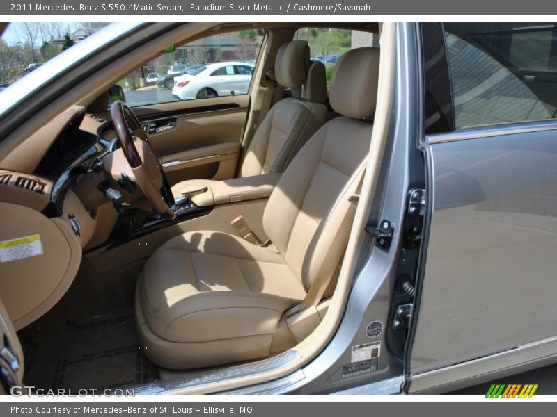 Paladium Silver Metallic / Cashmere/Savanah 2011 Mercedes-Benz S 550 4Matic Sedan
