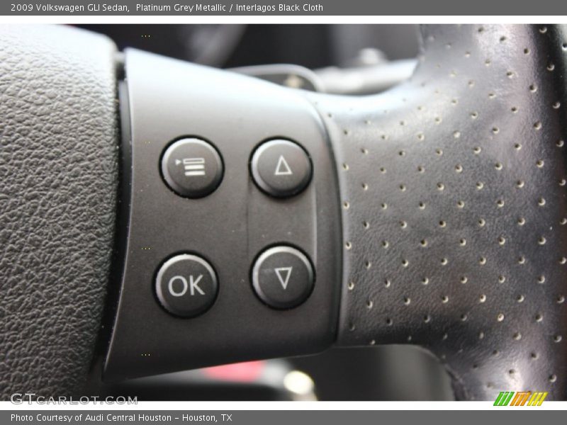 Platinum Grey Metallic / Interlagos Black Cloth 2009 Volkswagen GLI Sedan