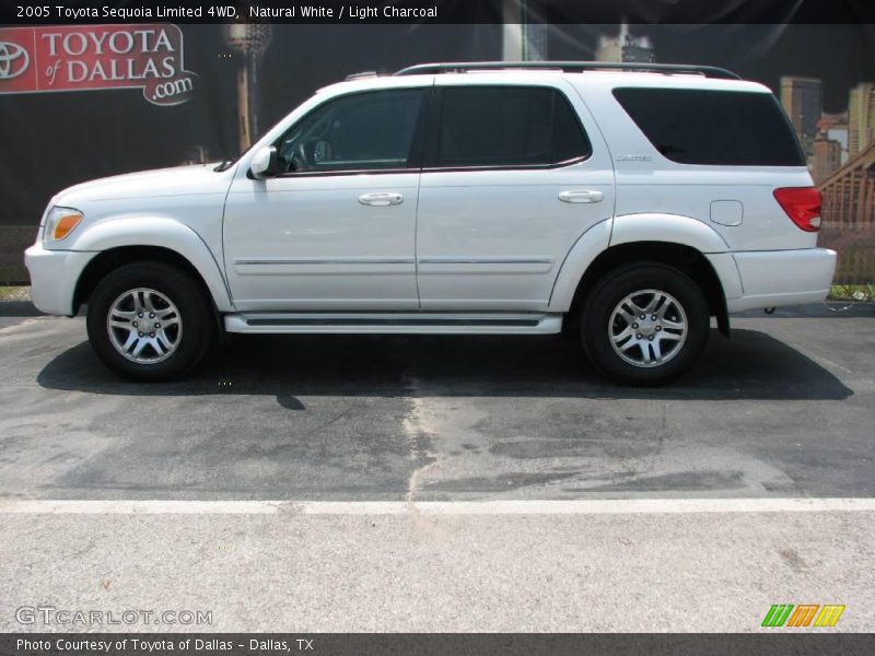 Natural White / Light Charcoal 2005 Toyota Sequoia Limited 4WD