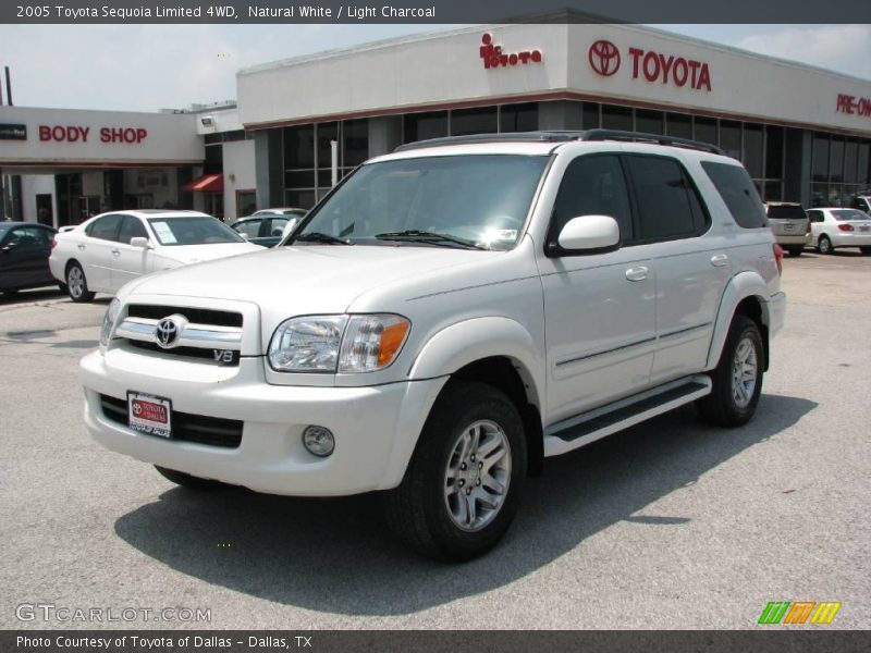 Natural White / Light Charcoal 2005 Toyota Sequoia Limited 4WD