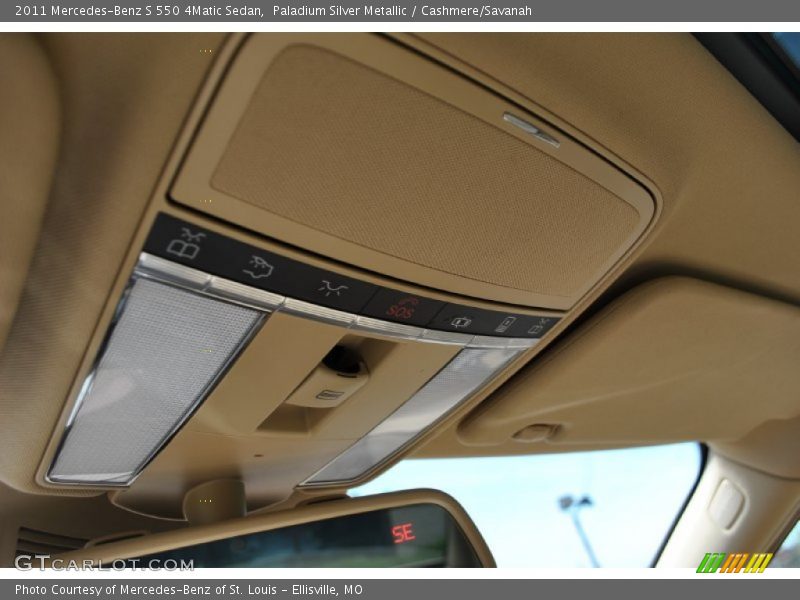 Paladium Silver Metallic / Cashmere/Savanah 2011 Mercedes-Benz S 550 4Matic Sedan