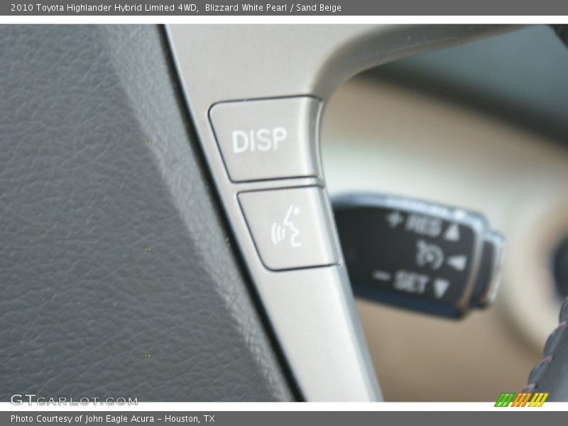 Blizzard White Pearl / Sand Beige 2010 Toyota Highlander Hybrid Limited 4WD