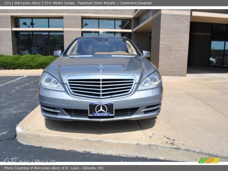 Paladium Silver Metallic / Cashmere/Savanah 2011 Mercedes-Benz S 550 4Matic Sedan