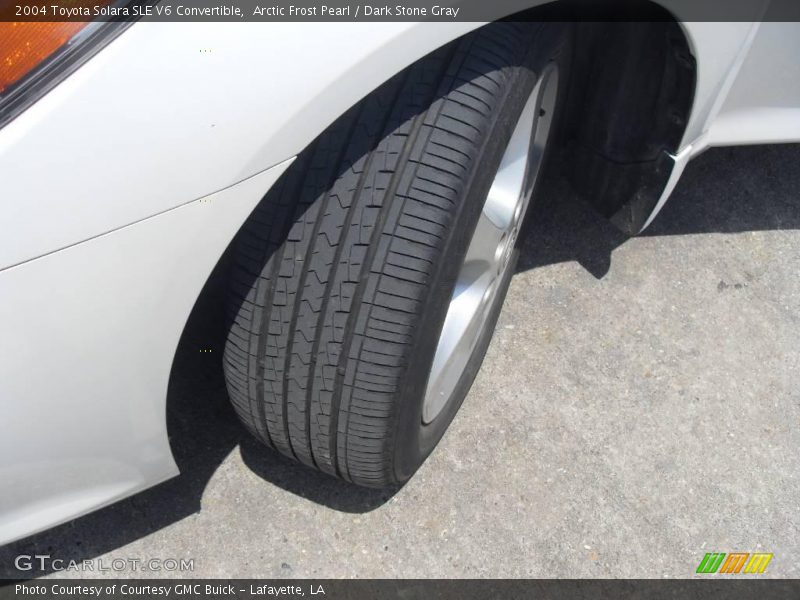 Arctic Frost Pearl / Dark Stone Gray 2004 Toyota Solara SLE V6 Convertible