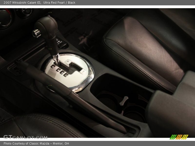 Ultra Red Pearl / Black 2007 Mitsubishi Galant ES