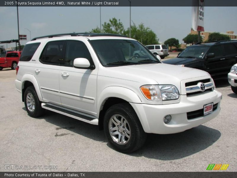 Natural White / Light Charcoal 2005 Toyota Sequoia Limited 4WD
