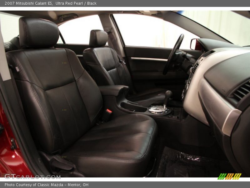 Ultra Red Pearl / Black 2007 Mitsubishi Galant ES