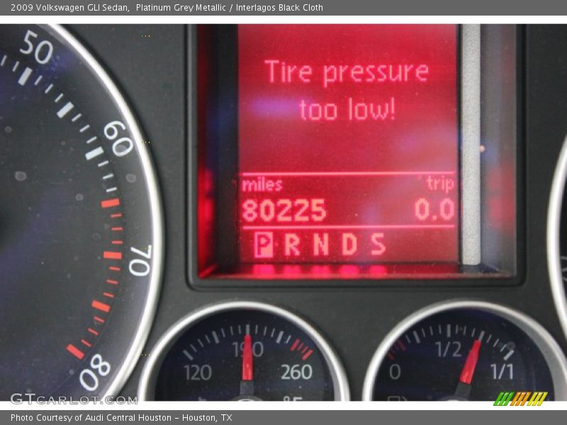 Platinum Grey Metallic / Interlagos Black Cloth 2009 Volkswagen GLI Sedan