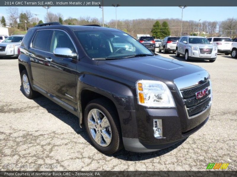 Iridium Metallic / Jet Black 2014 GMC Terrain SLE AWD