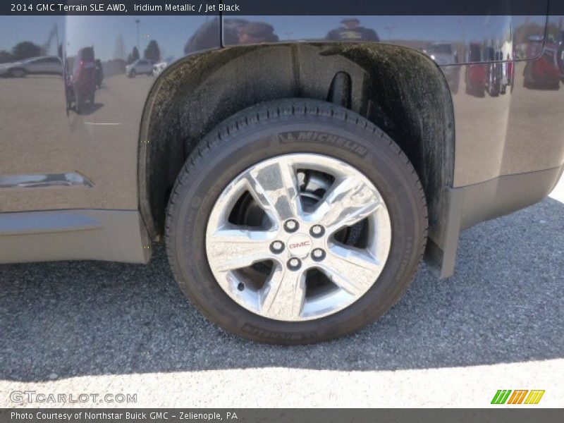 Iridium Metallic / Jet Black 2014 GMC Terrain SLE AWD