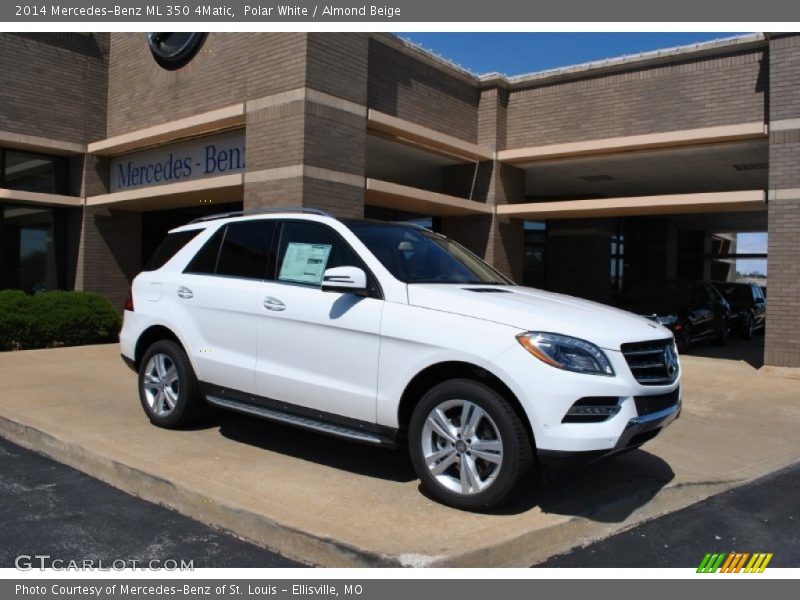 Polar White / Almond Beige 2014 Mercedes-Benz ML 350 4Matic