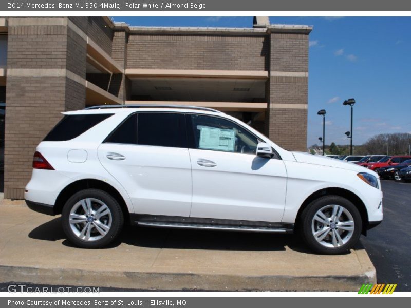 Polar White / Almond Beige 2014 Mercedes-Benz ML 350 4Matic