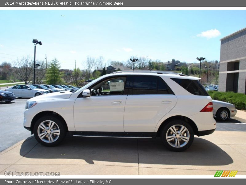 Polar White / Almond Beige 2014 Mercedes-Benz ML 350 4Matic