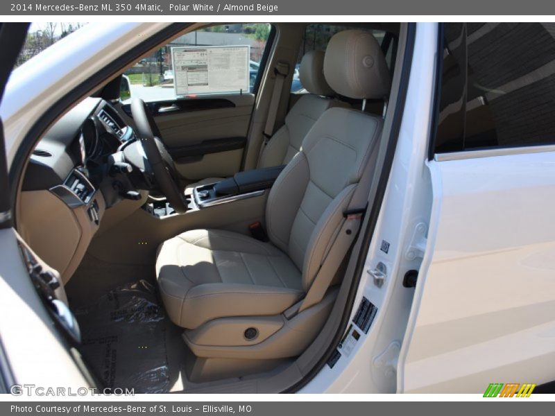 Polar White / Almond Beige 2014 Mercedes-Benz ML 350 4Matic