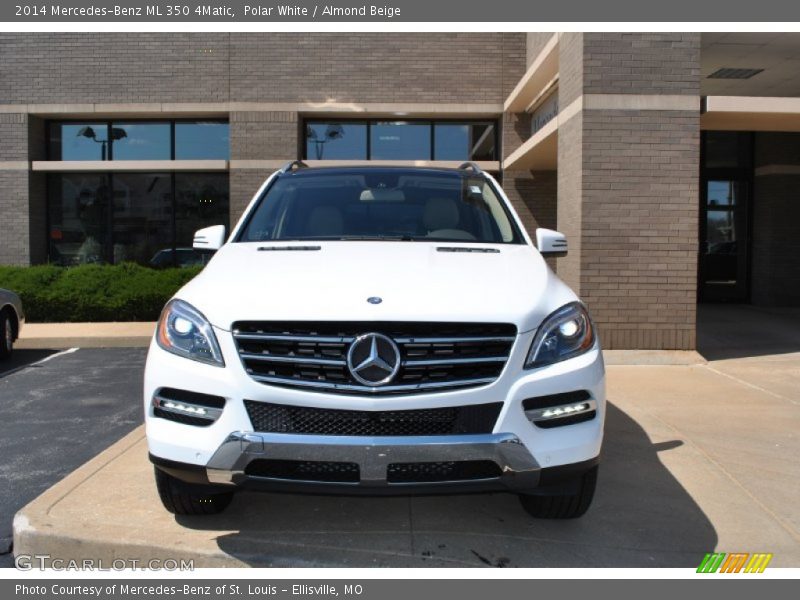 Polar White / Almond Beige 2014 Mercedes-Benz ML 350 4Matic