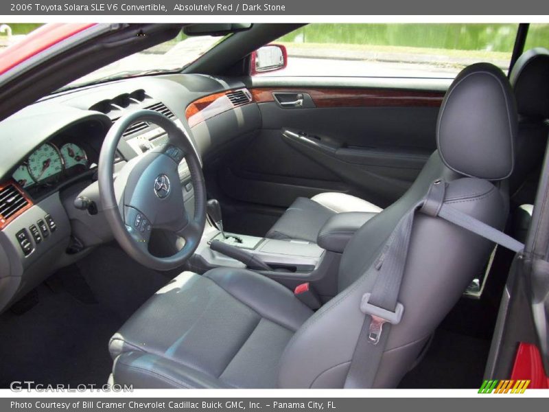 Absolutely Red / Dark Stone 2006 Toyota Solara SLE V6 Convertible