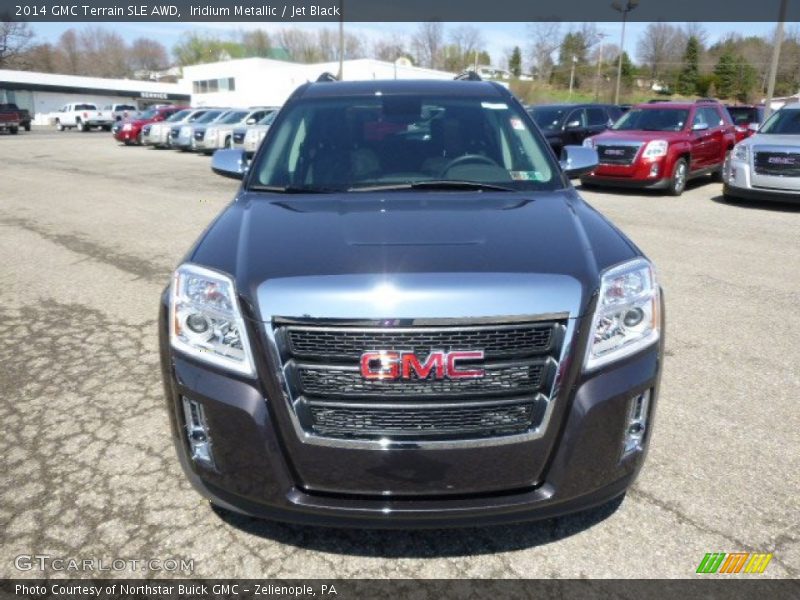 Iridium Metallic / Jet Black 2014 GMC Terrain SLE AWD
