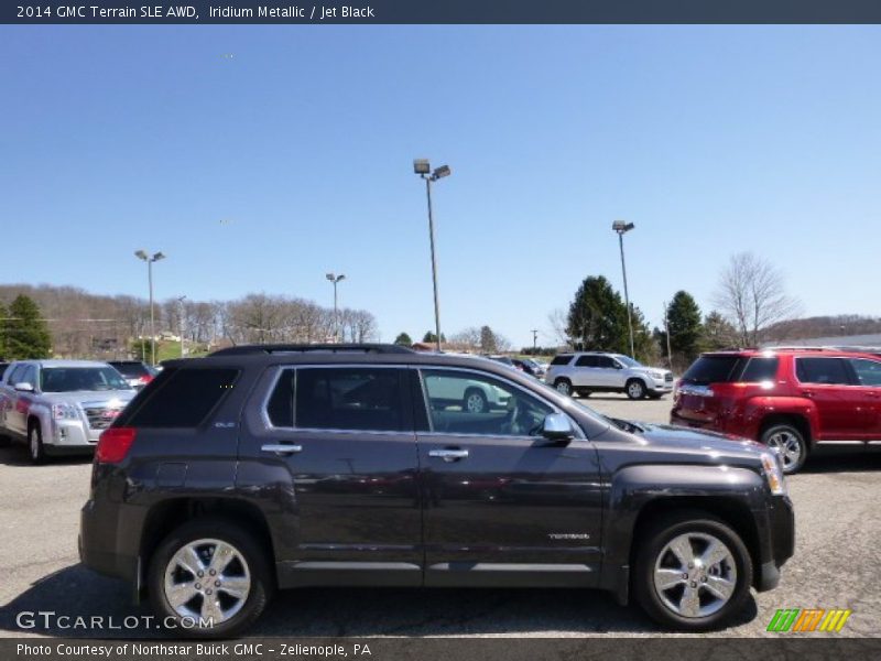 Iridium Metallic / Jet Black 2014 GMC Terrain SLE AWD