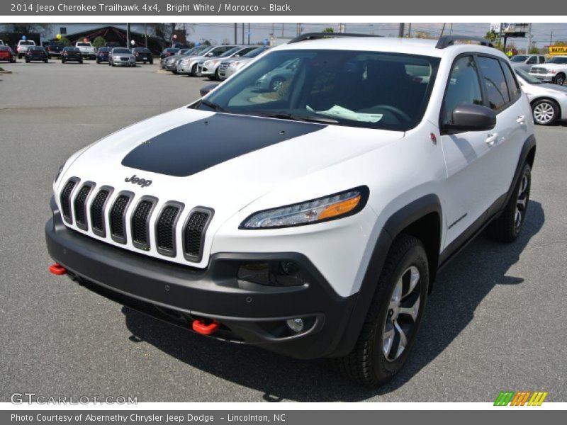 Bright White / Morocco - Black 2014 Jeep Cherokee Trailhawk 4x4