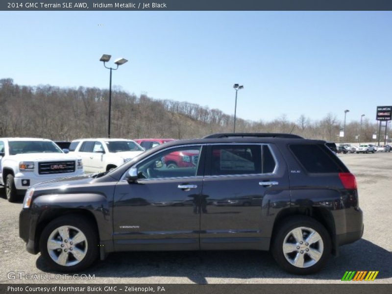 Iridium Metallic / Jet Black 2014 GMC Terrain SLE AWD