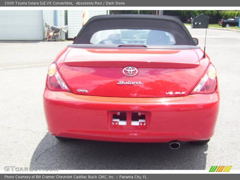Absolutely Red / Dark Stone 2006 Toyota Solara SLE V6 Convertible
