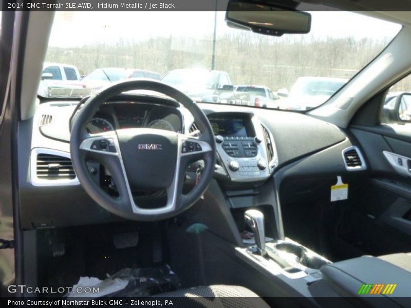 Iridium Metallic / Jet Black 2014 GMC Terrain SLE AWD