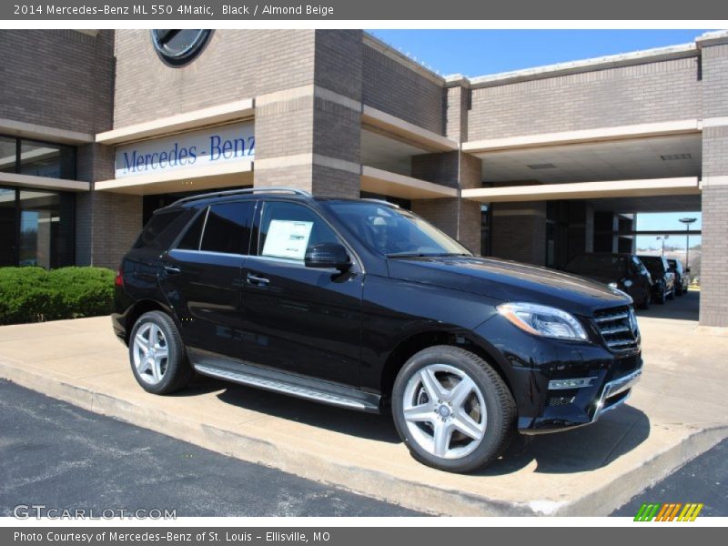 Black / Almond Beige 2014 Mercedes-Benz ML 550 4Matic