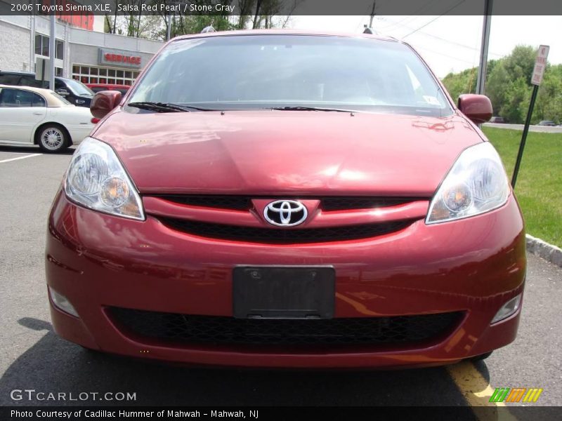 Salsa Red Pearl / Stone Gray 2006 Toyota Sienna XLE