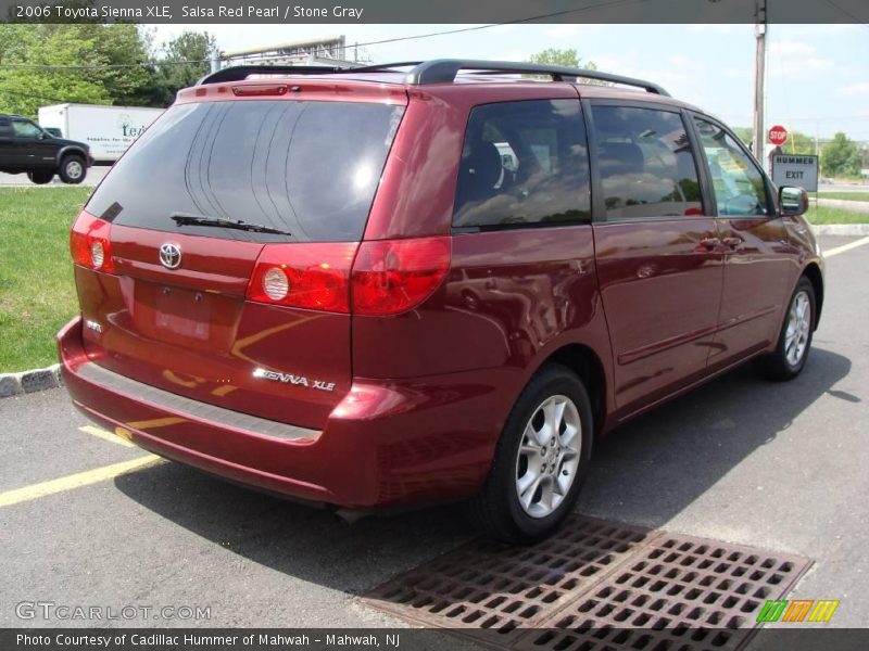 Salsa Red Pearl / Stone Gray 2006 Toyota Sienna XLE