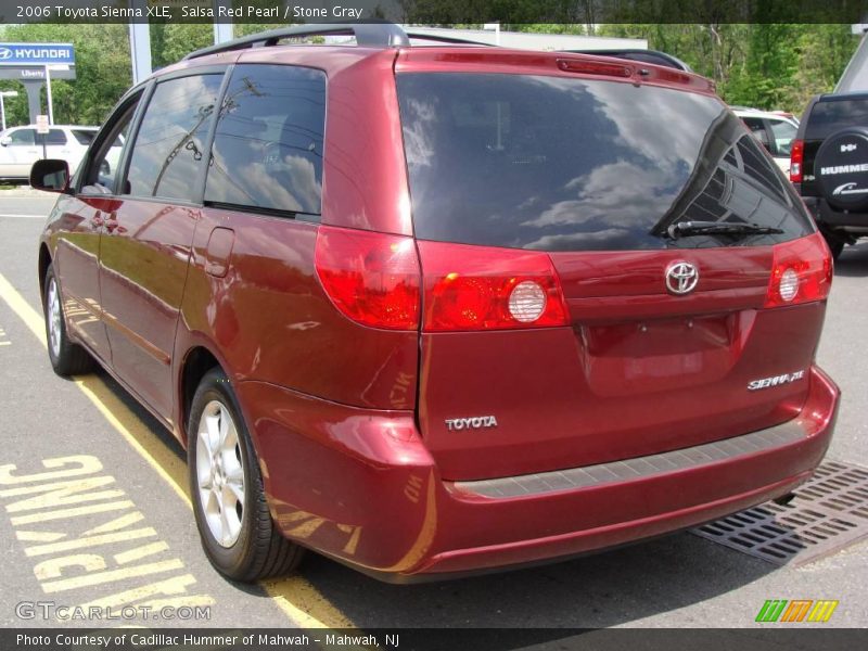 Salsa Red Pearl / Stone Gray 2006 Toyota Sienna XLE