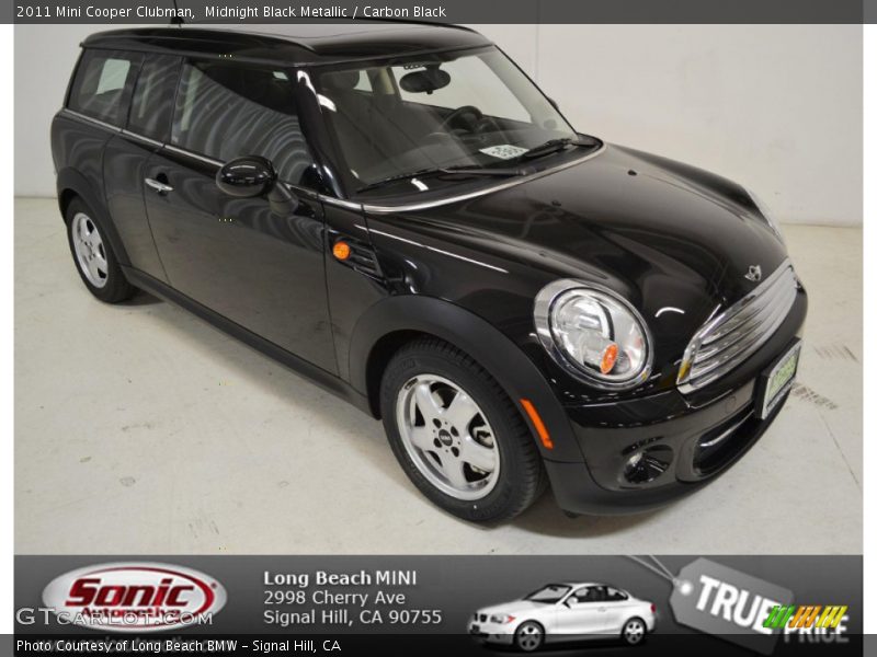 Midnight Black Metallic / Carbon Black 2011 Mini Cooper Clubman