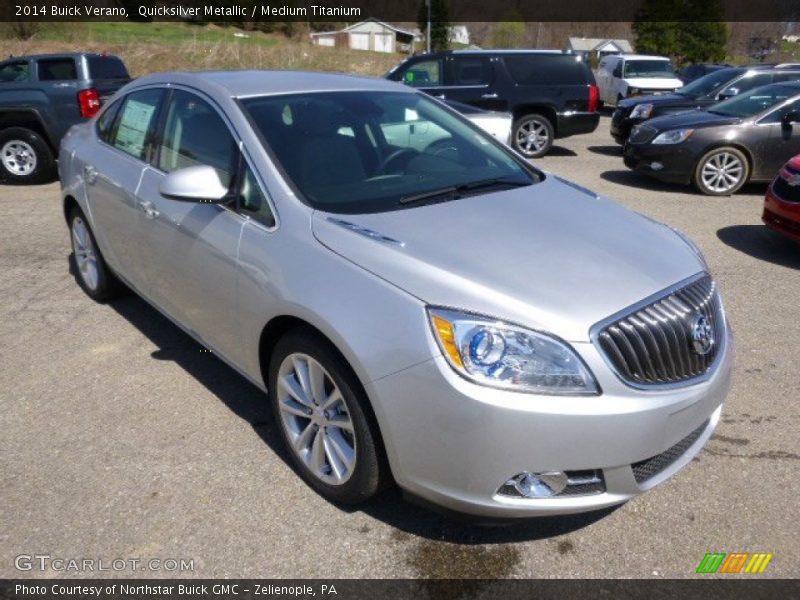 Quicksilver Metallic / Medium Titanium 2014 Buick Verano