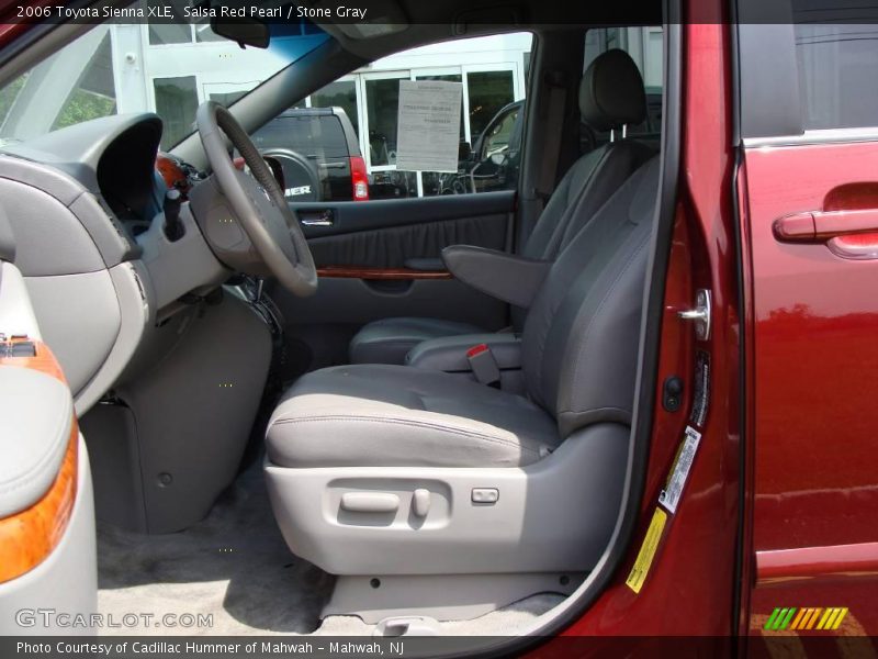Salsa Red Pearl / Stone Gray 2006 Toyota Sienna XLE