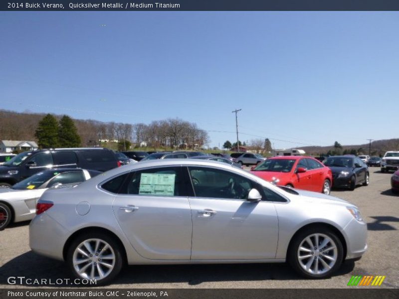 Quicksilver Metallic / Medium Titanium 2014 Buick Verano