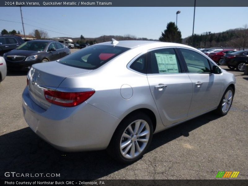 Quicksilver Metallic / Medium Titanium 2014 Buick Verano