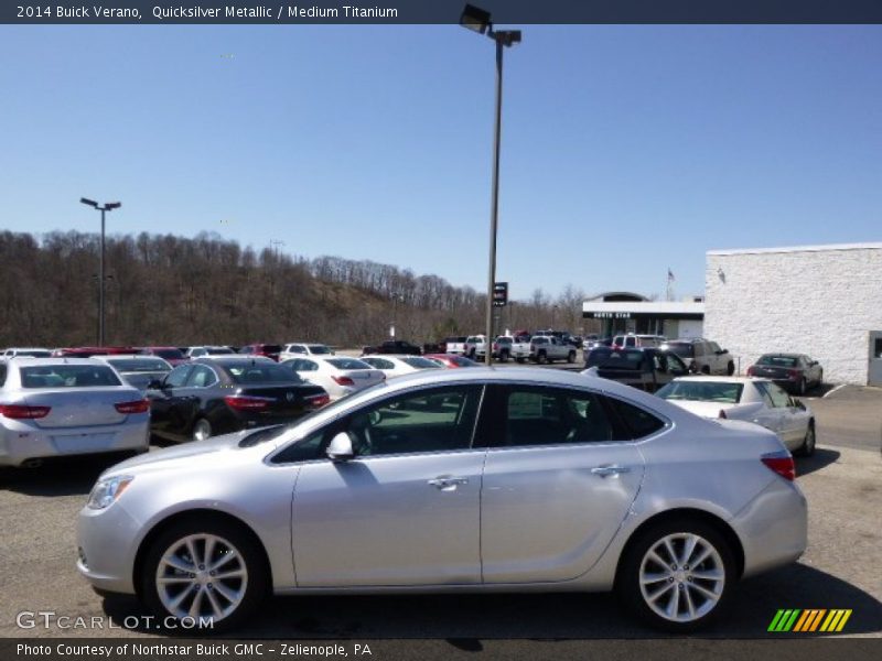 Quicksilver Metallic / Medium Titanium 2014 Buick Verano