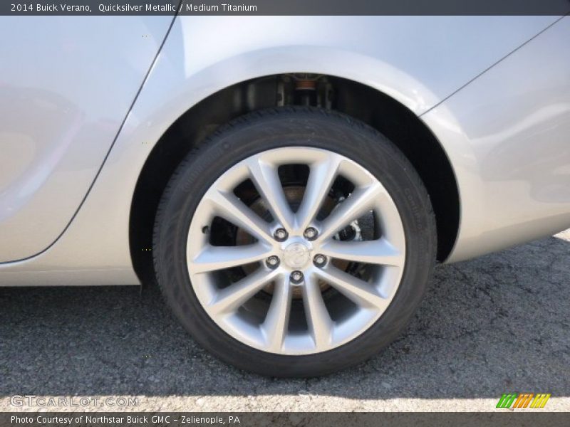 Quicksilver Metallic / Medium Titanium 2014 Buick Verano