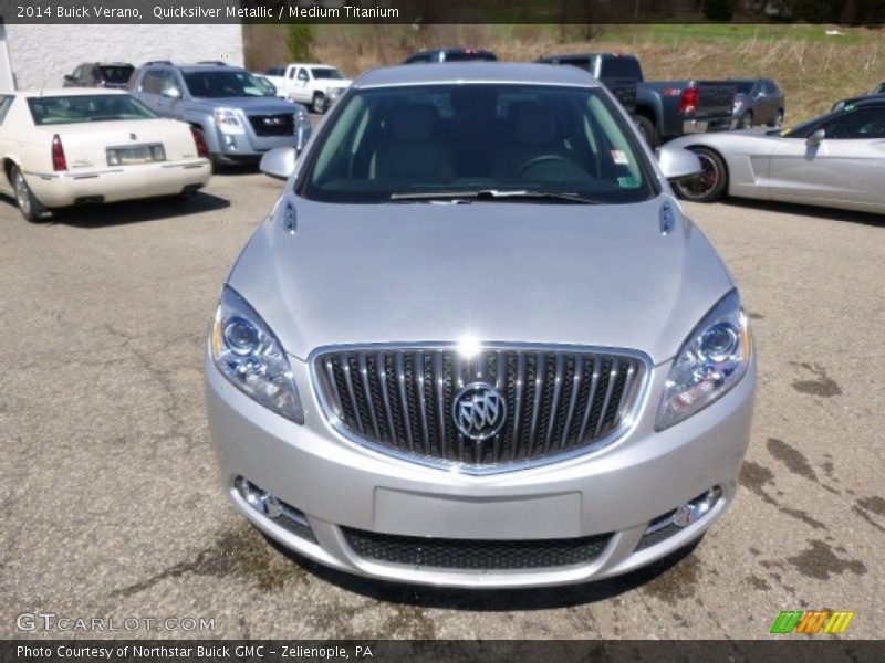 Quicksilver Metallic / Medium Titanium 2014 Buick Verano