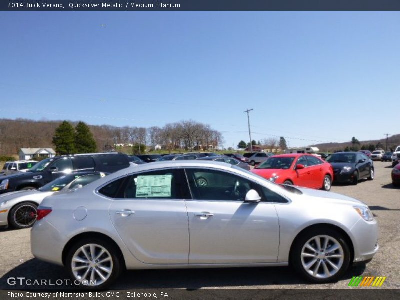 Quicksilver Metallic / Medium Titanium 2014 Buick Verano