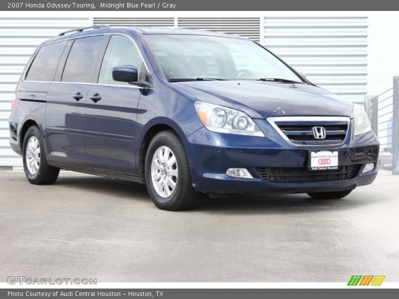 Midnight Blue Pearl / Gray 2007 Honda Odyssey Touring