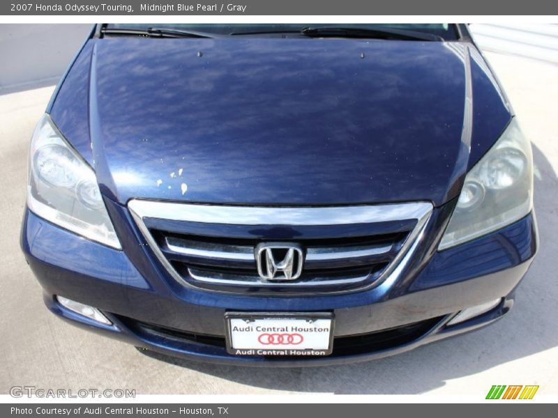 Midnight Blue Pearl / Gray 2007 Honda Odyssey Touring