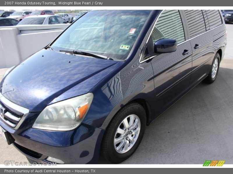 Midnight Blue Pearl / Gray 2007 Honda Odyssey Touring