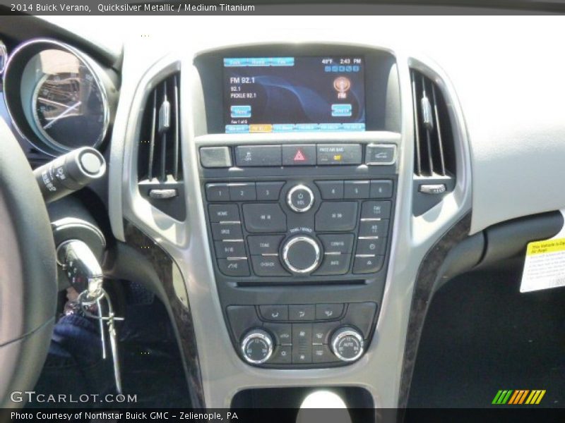 Quicksilver Metallic / Medium Titanium 2014 Buick Verano