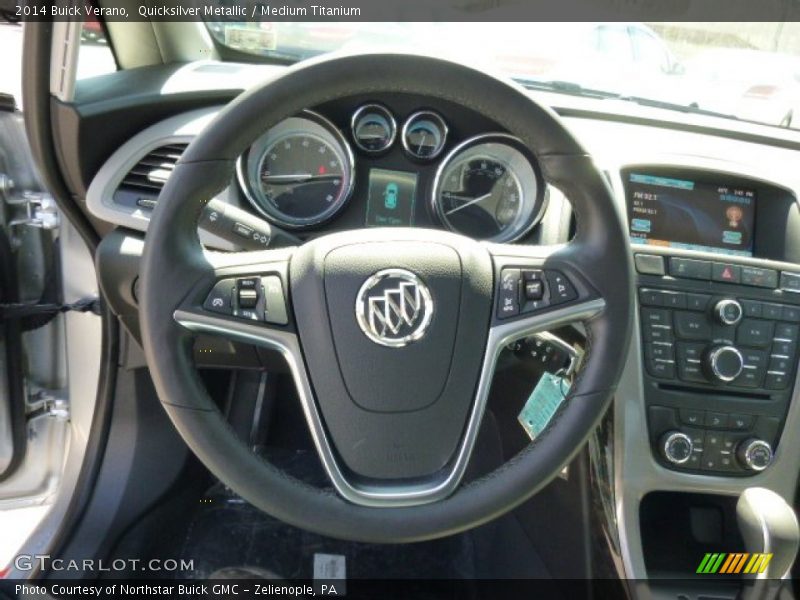 Quicksilver Metallic / Medium Titanium 2014 Buick Verano