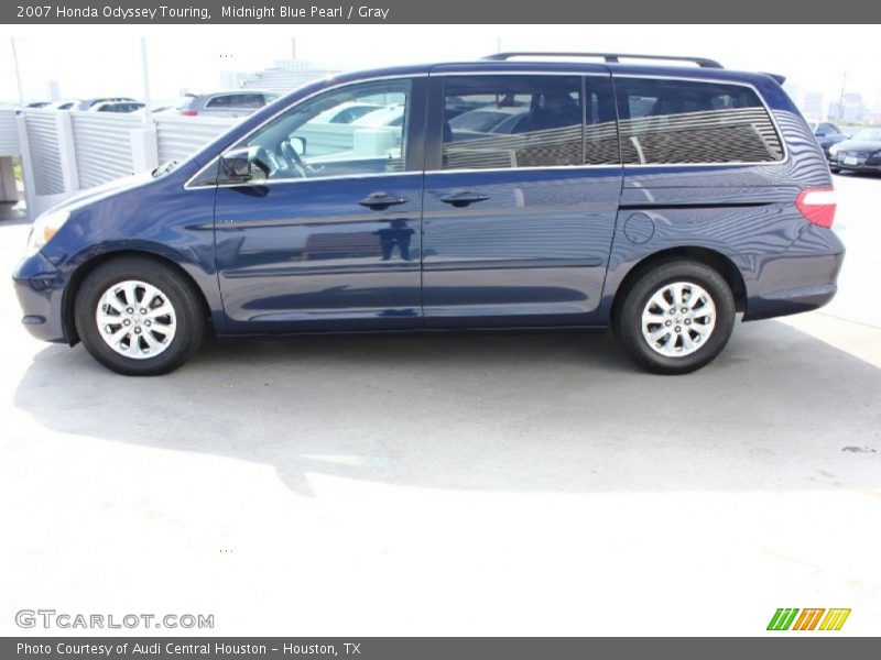 Midnight Blue Pearl / Gray 2007 Honda Odyssey Touring