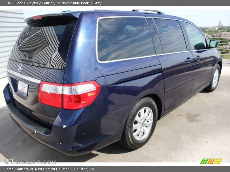 Midnight Blue Pearl / Gray 2007 Honda Odyssey Touring